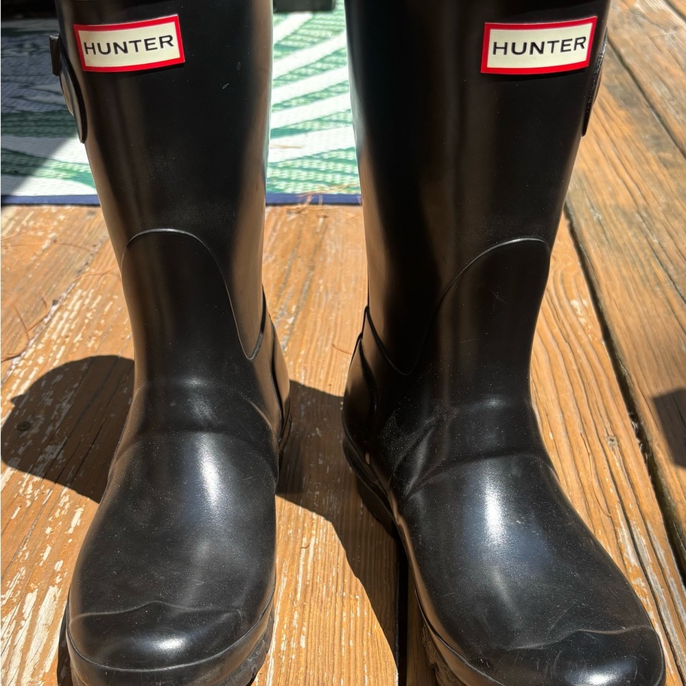Hunter original short gloss boots